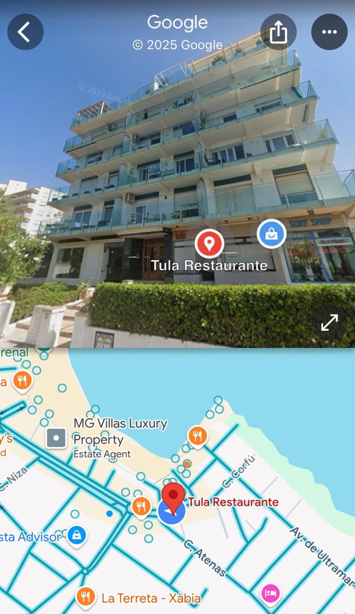 Arenal Sea View Apartman Jávea Kültér fotó